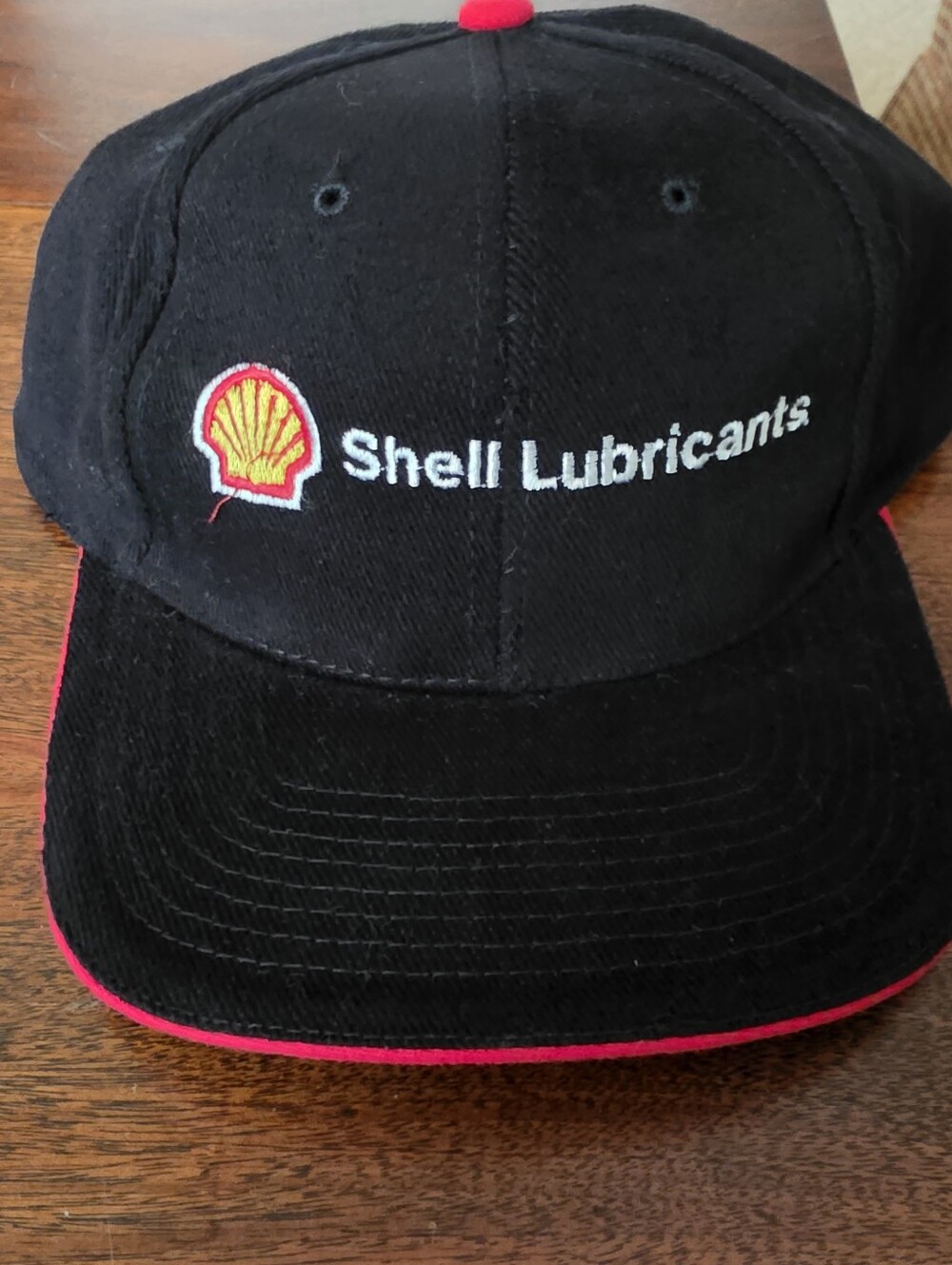 Nissun Shell Lubricants Embroidered Black Hat Cap